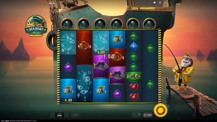 Sea Boat Adventure MegaWays slot screen 2