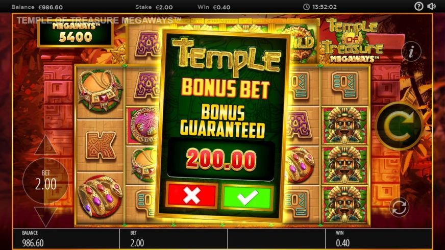 Temple of Treasures MegaWays slot screen 4
