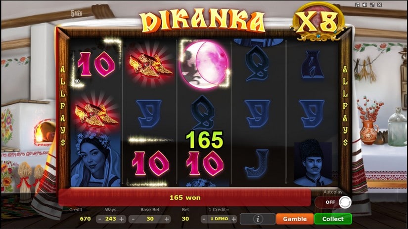 Dikanka slot screen 2