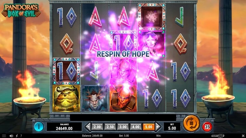 Pandora’s Box of Evil slot screen 6