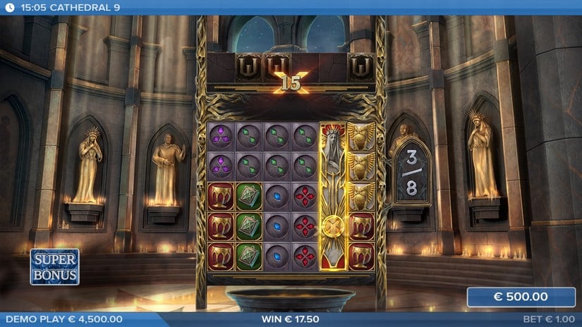 Cathedral 9 slot screen 5