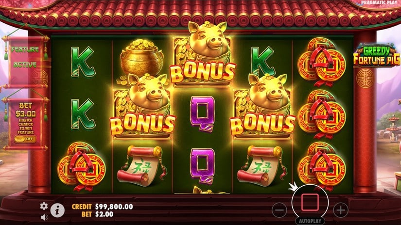 Greedy Fortune Pig slot screen 2