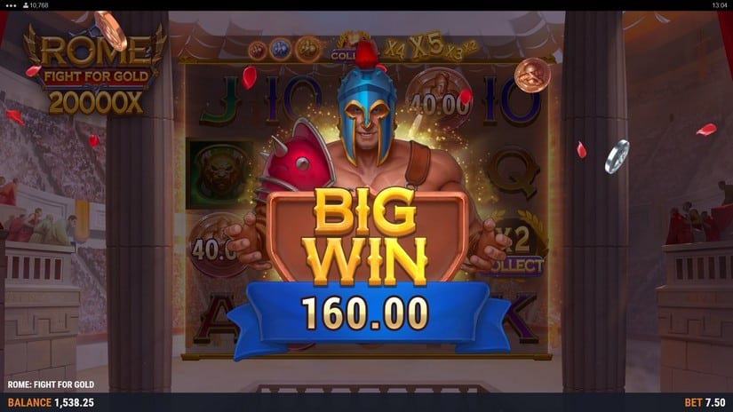 Rome Fight For Gold slot screen 5