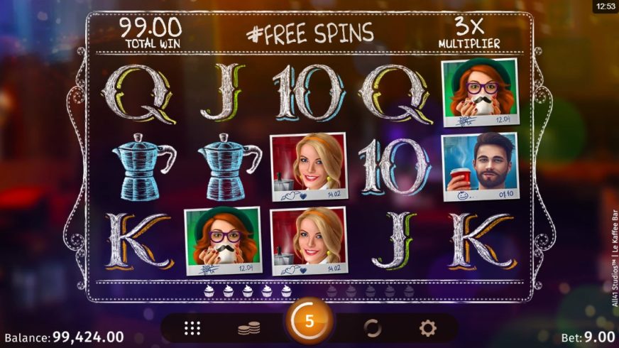 Le Kaffee Bar slot screen 6