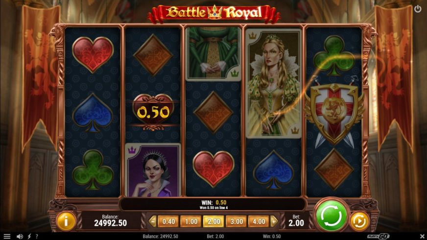 Battle Royal slot screen 4