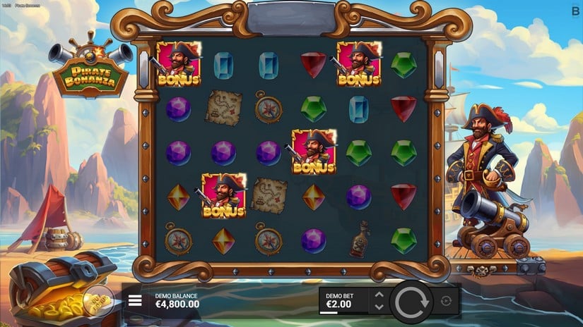 Pirate Bonanza slot screen 2