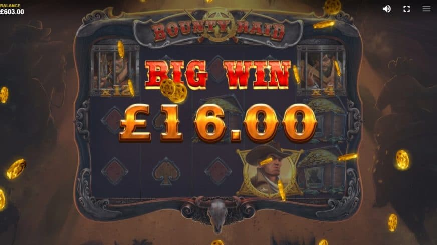 Bounty Raid slot screen 2