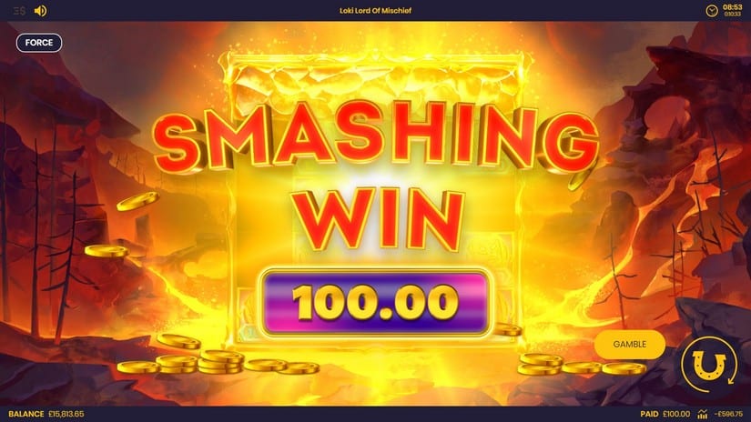 Loki Lord of Mischief slot screen 7