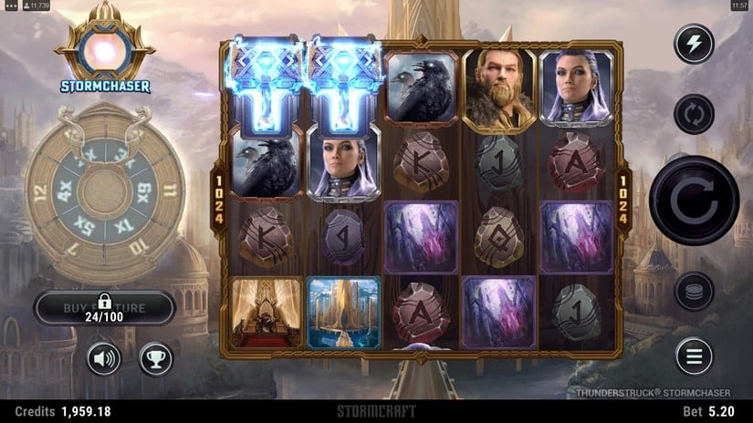 Thunderstruck Stormchaser slot screen 3