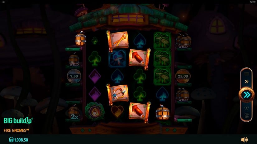 Fire Gnomes slot screen 2
