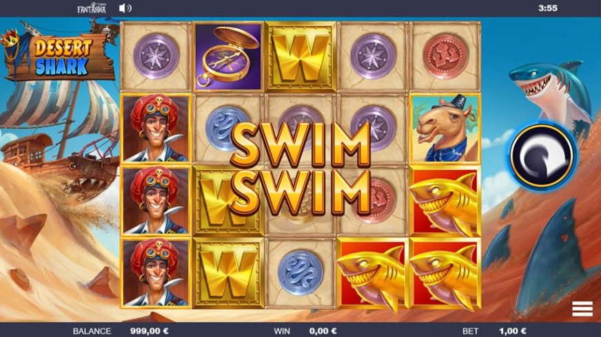 Desert Shark slot screen 3