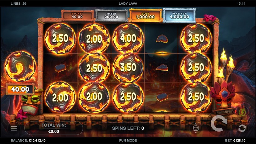 Lady Lava slot screen 6