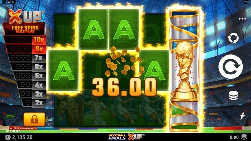 Football Finals X UP slot screen 4