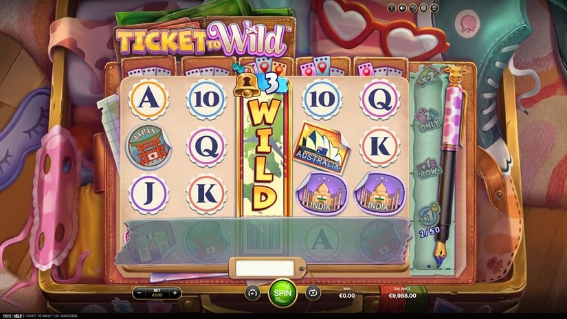 Ticket To Wild slot screen 2