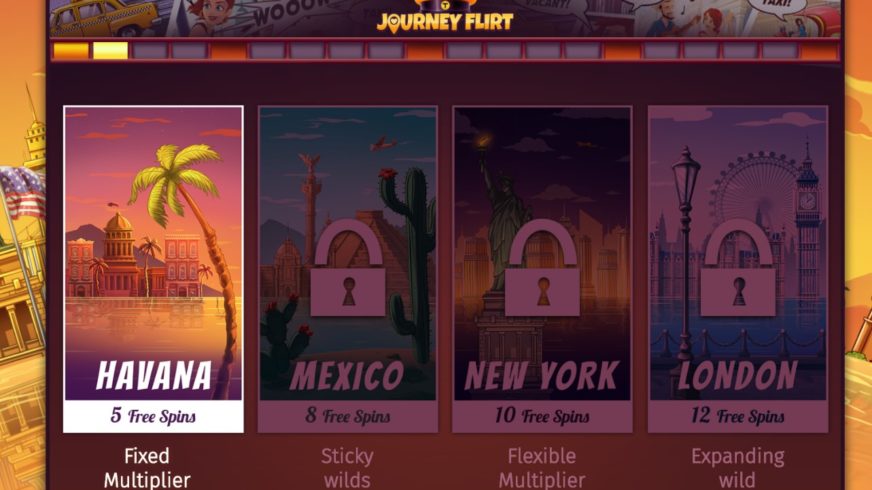 Journey Flirt slot screen 5