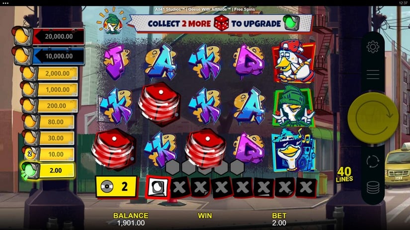 Geese With Attitude slot screen 4