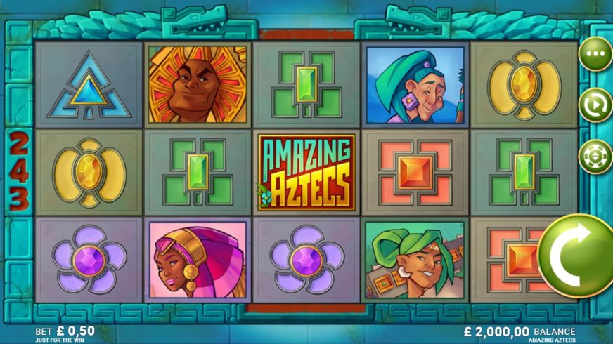 Amazing Aztecs slot screen 1