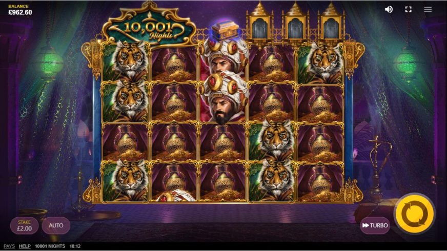 10,001 Nights slot screen 4