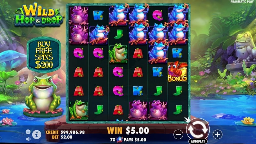 Wild Hop&Drop slot screen 2