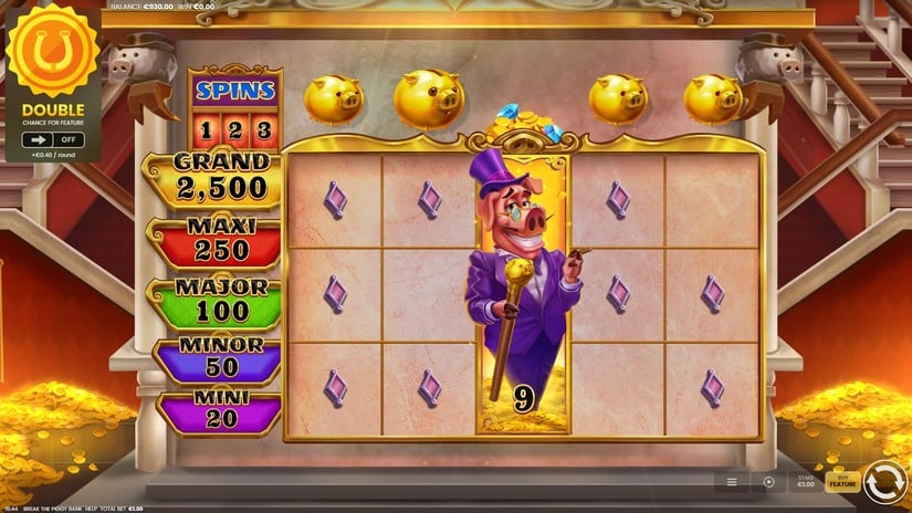 Break The Piggy Bank slot screen 4