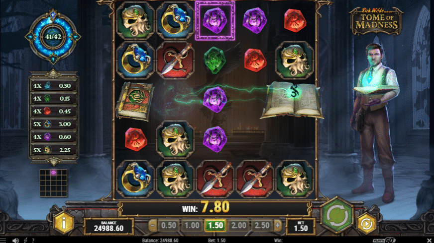 Tome of Madness slot screen 4