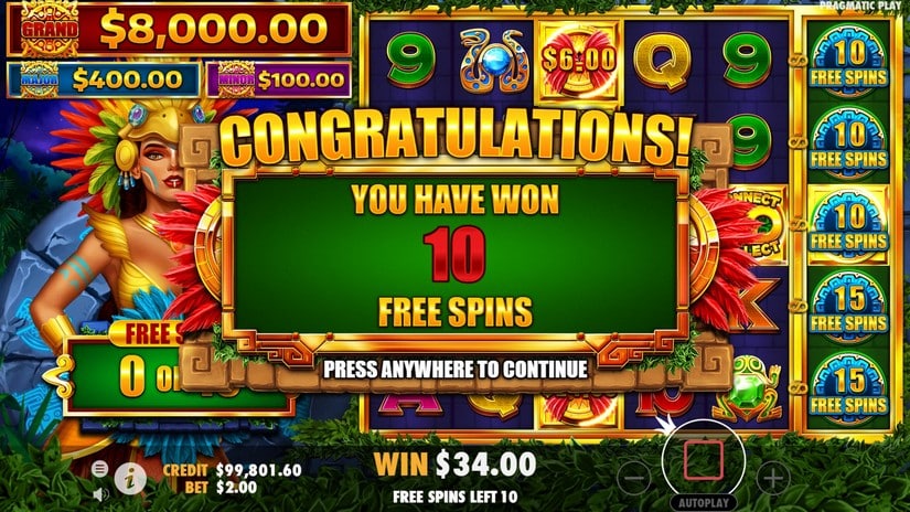 Firebird Spirit slot screen 4