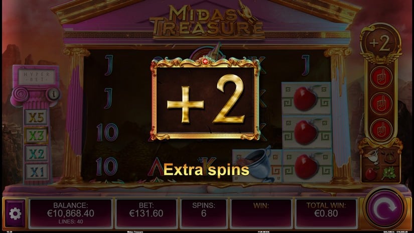 Midas Treasure slot screen 4