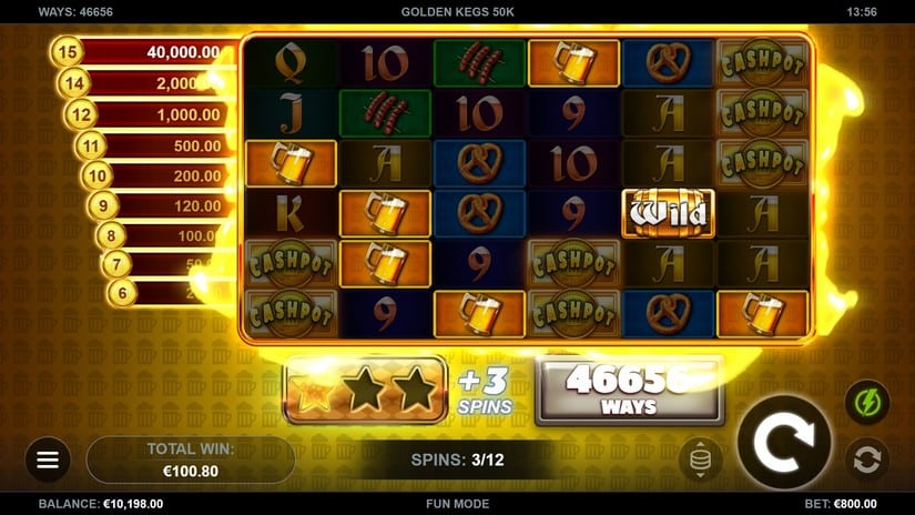 Golden Kegs 50K slot screen 4