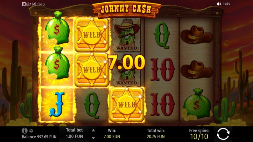 Johnny Cash slot screen 5