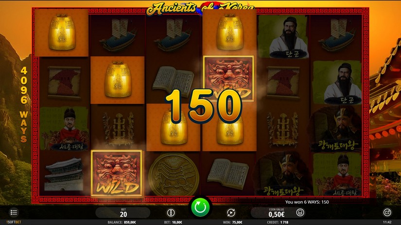 Ancients of Korea slot screen 4