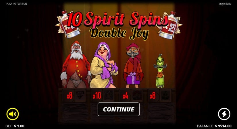Jingle Balls slot screen 4