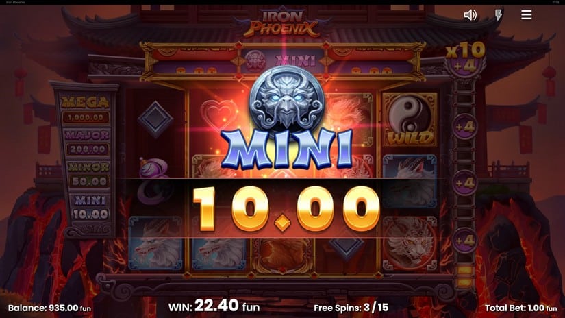 Iron Phoenix slot screen 5