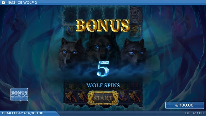 Ice Wolf 2 slot screen 2