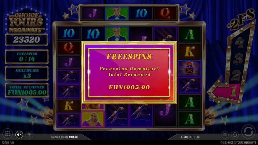 The Choice Is Yours Megaways slot screen 4