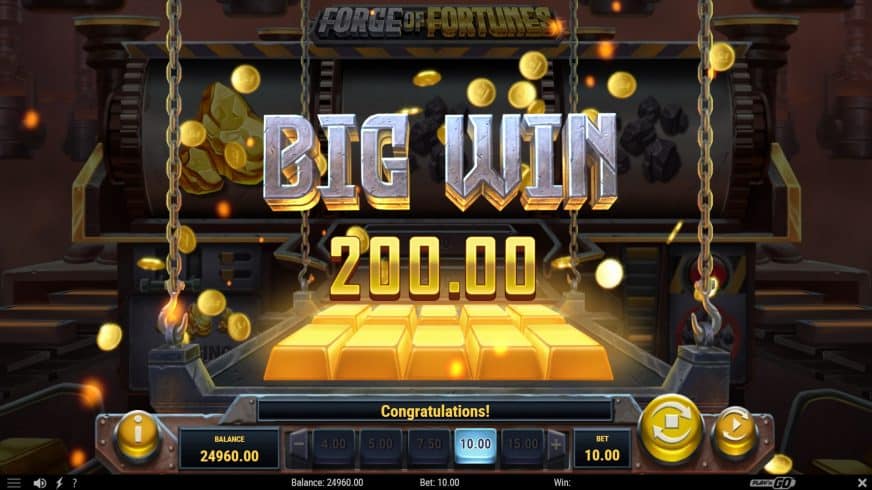 Forge of Fortunes slot screen 4