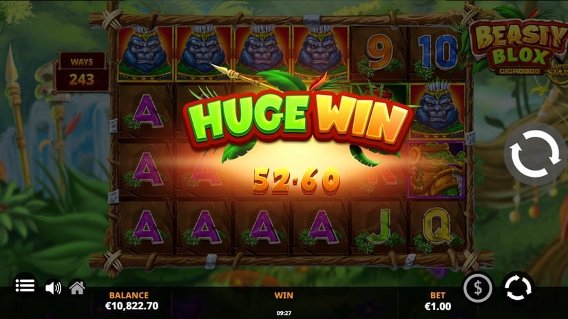 Beasty Blox Gigablox slot screen 4