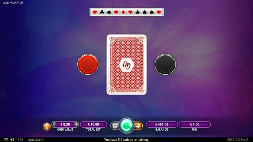 Wild Wild Fruit slot screen 3