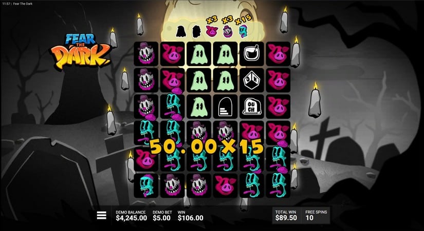 Fear the Dark slot screen 5