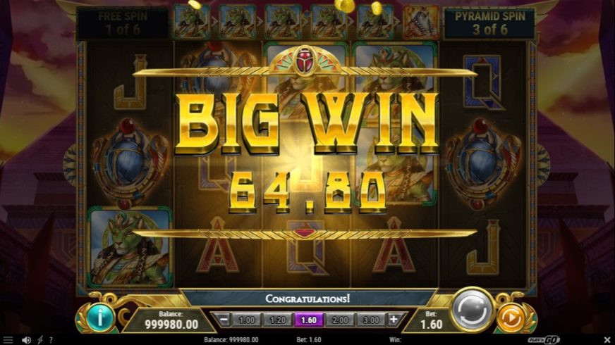 Dawn of Egypt slot screen 5