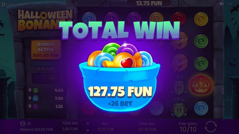 Halloween Bonanza slot screen 6