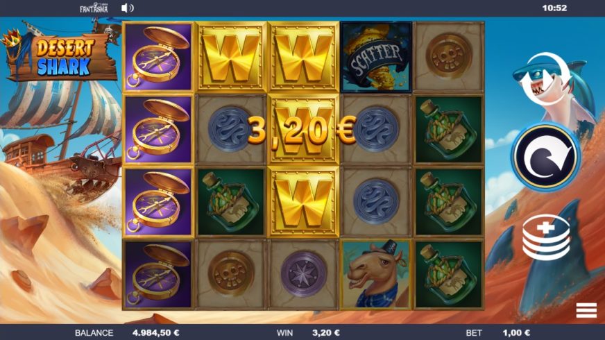 Desert Shark slot screen 2