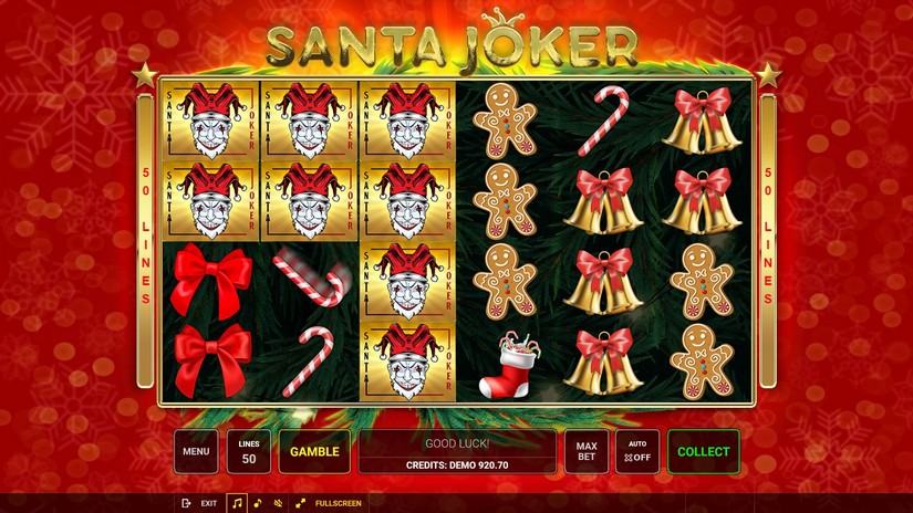 Santa Joker slot screen 2