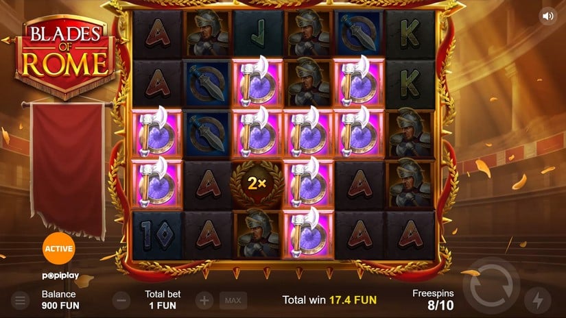 Blades of Rome slot screen 4