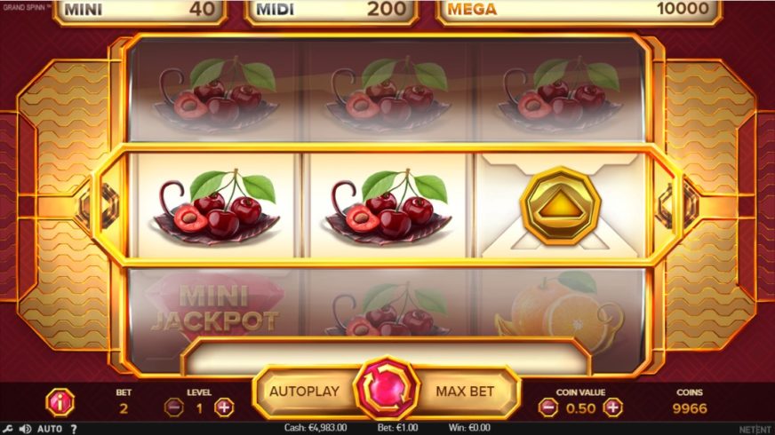 Grand Spinn Superpot slot screen 4