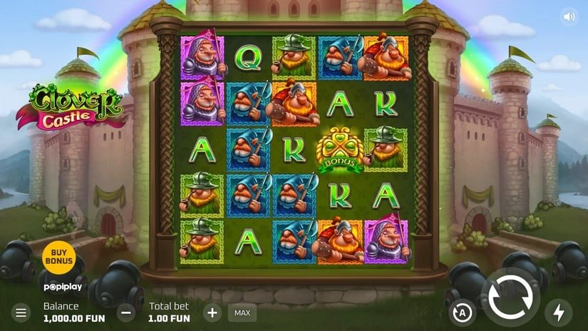 Clover Castle slot screen 1