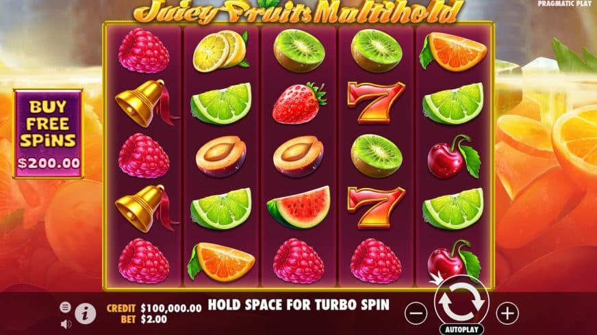 Juicy Fruits Multihold slot screen 1