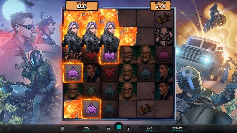 Dead Riders Trail slot screen 8