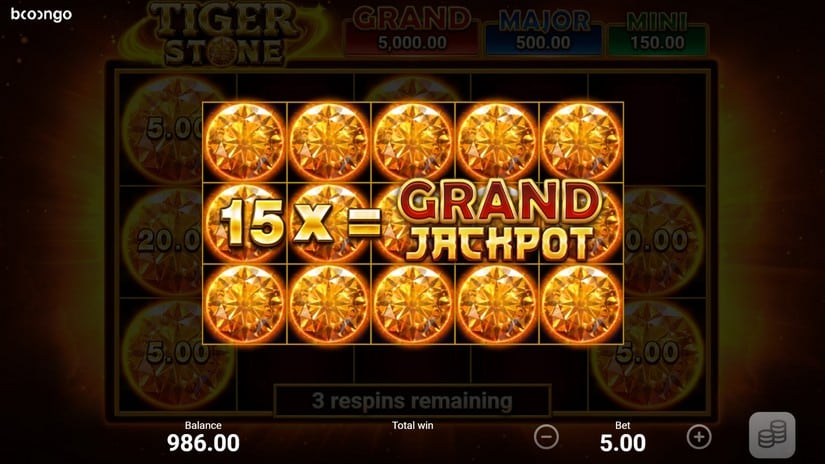 Tiger Stone: Hold and Win slot screen 3