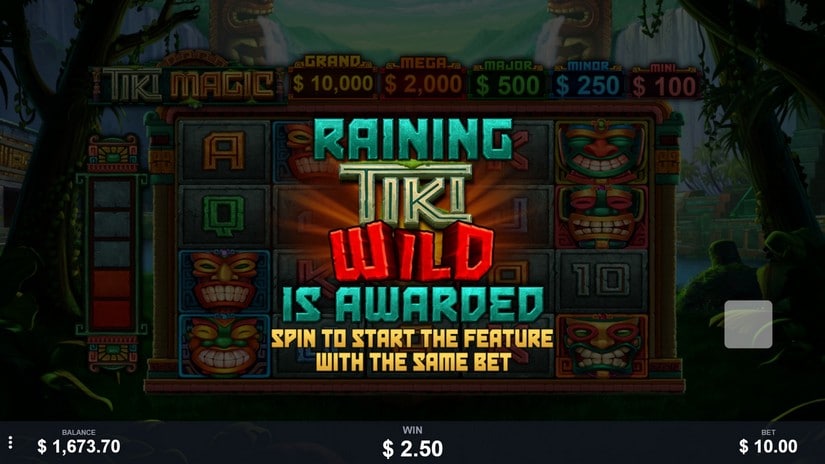 Tiki Magic slot screen 3