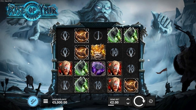 Rise of Ymir slot screen 1